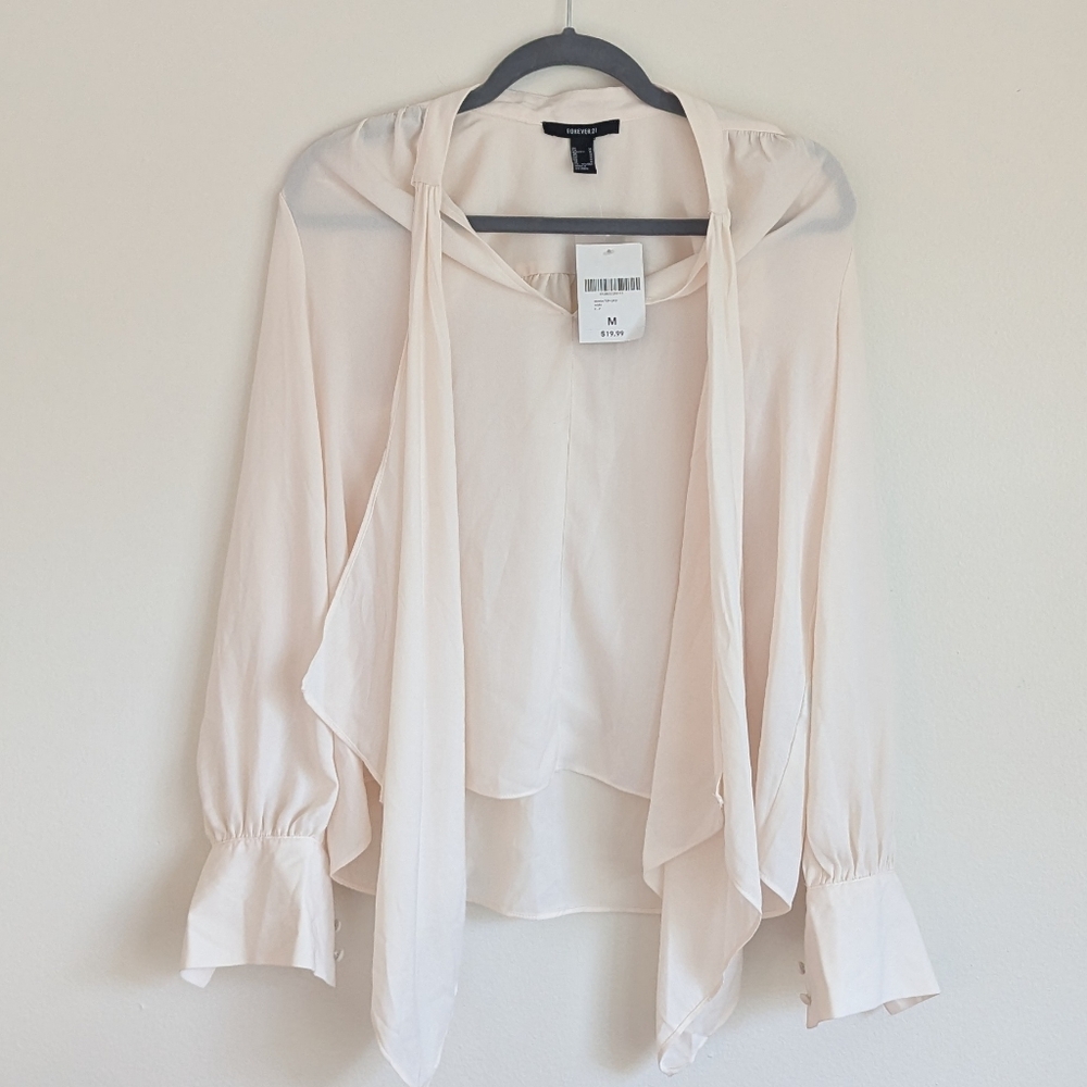 Elegant Cream Women's Top